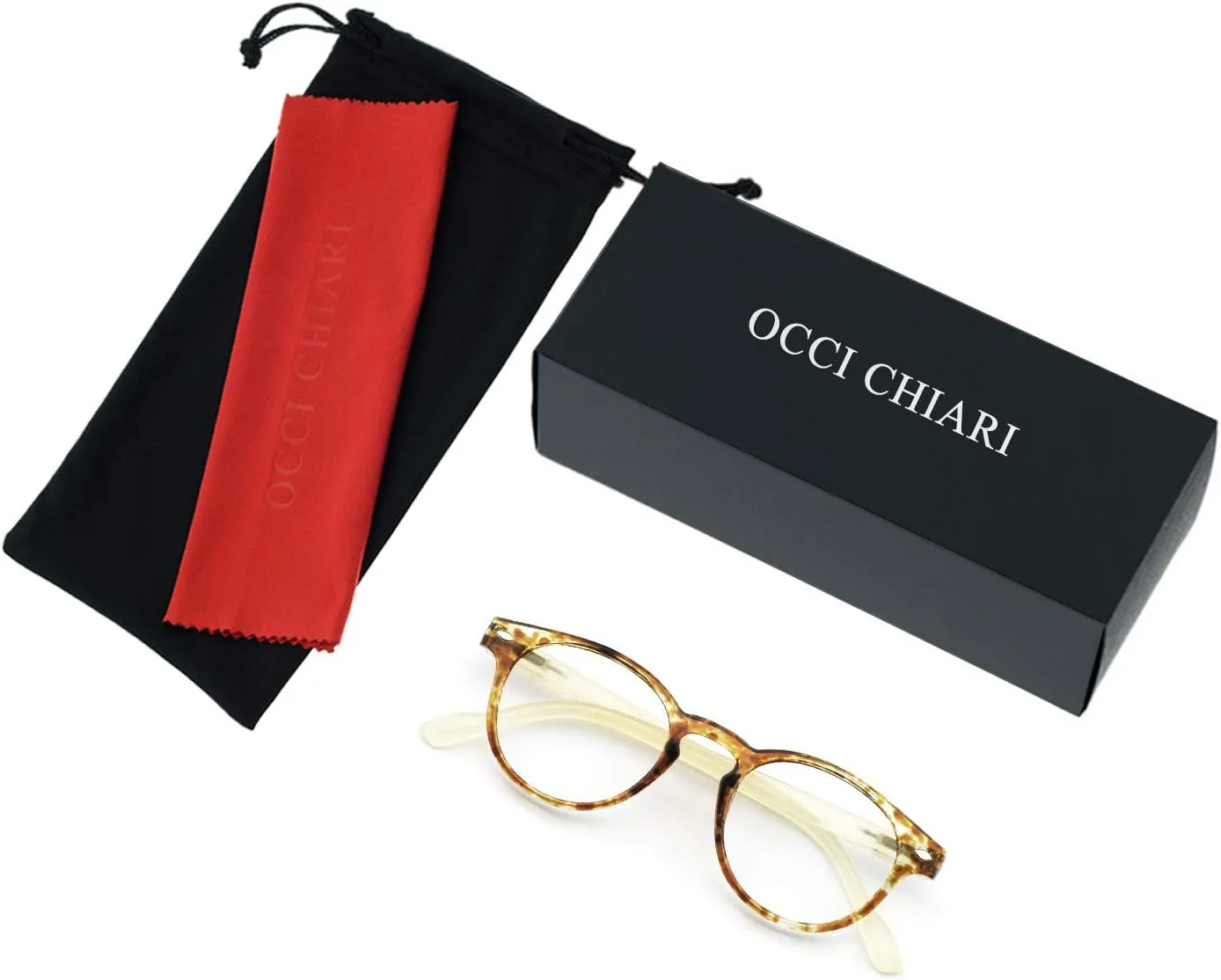 OCCI CHIARI Lightweight Designer Acetate frame Stylish Reading Glasses For Women (Yellow, 4.00)