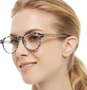 OCCI CHIARI Lightweight Designer Plastic frame Stylish Reading Glasses For Women(Black,1.0)