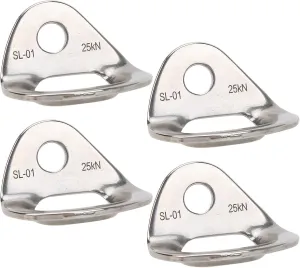 oceanside 4 Pcs Climbing Hanger, Stainless Steel Durable Rock Climbing Accessories for High Altitude Operations