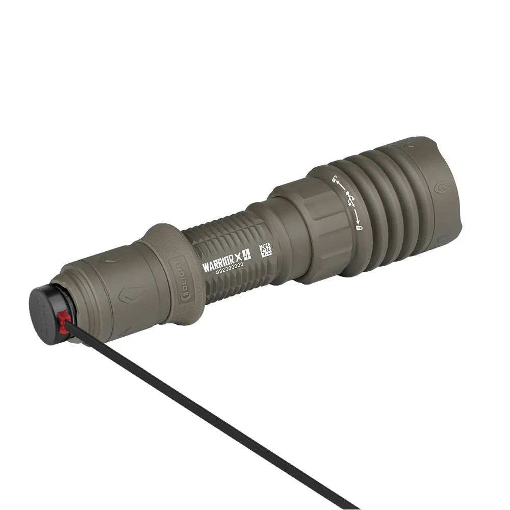 Olight Warrior X 4 2600 Lumen Long Throw Tac Torch - Flat Earth