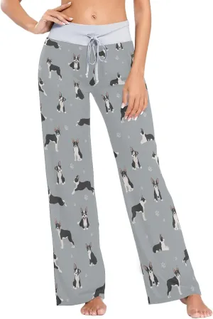 Ollabaky Women's Pajama Pants PJs Bottoms for Women Wide Leg Sleep Lounge Pants