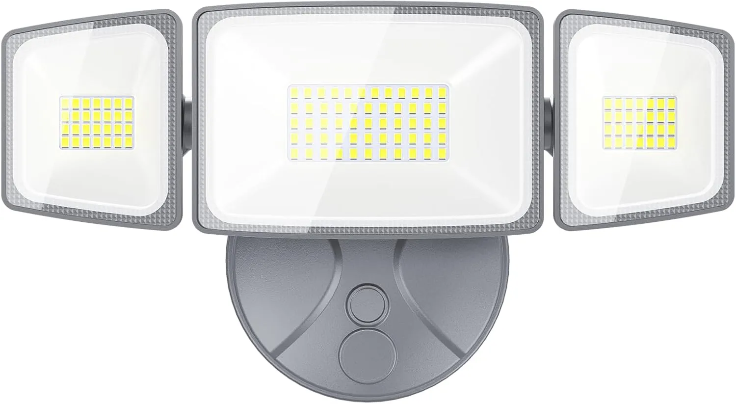 Onforu 60W LED Security Light, 6000LM Brightness Outdoor Flood Light Fixture Switch Controlled, IP65 Waterproof, 6500K White Wall Mount Exterior Security Floodlight for Eave, Yard, Garage, Porch