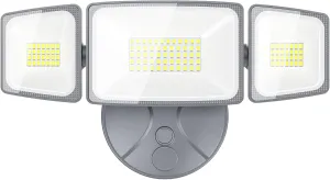 Onforu 60W LED Security Light, 6000LM Brightness Outdoor Flood Light Fixture Switch Controlled, IP65 Waterproof, 6500K White Wall Mount Exterior Security Floodlight for Eave, Yard, Garage, Porch