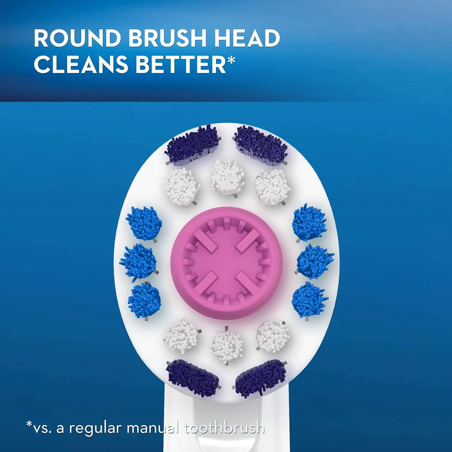 Oral-B 3D White Electric Toothbrush Replacement Brush Heads Refill, 3 Count