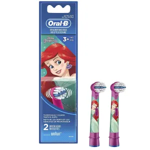 Oral-B Kids Extra Soft Replacement Brush Heads featuring Disney Princesses, Ages 3 , 2 count