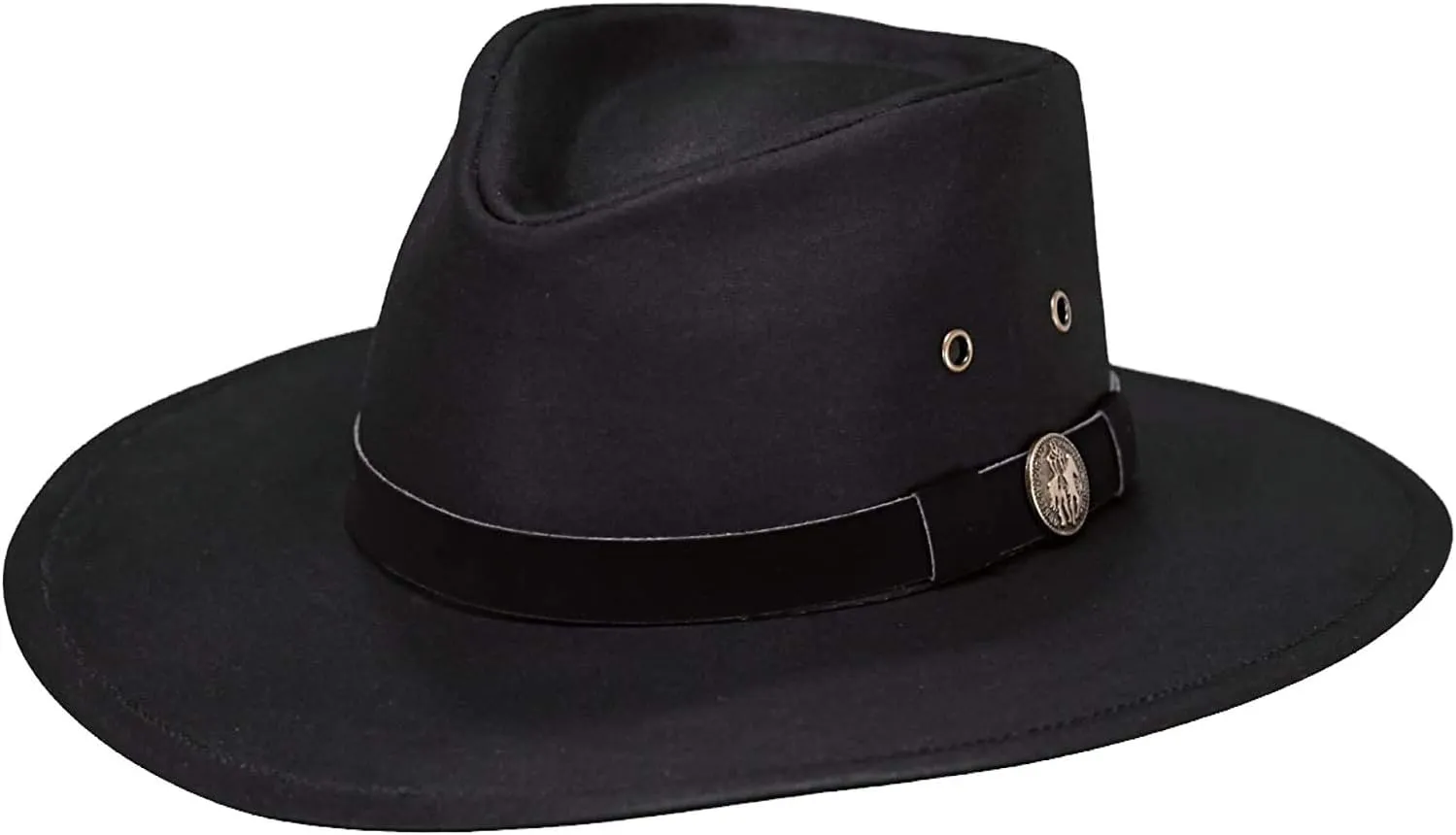 Outback Trading Company Unisex 1480 Kodiak UPF 50 Waterproof Breathable Outdoor Western Cotton Oilskin Hat