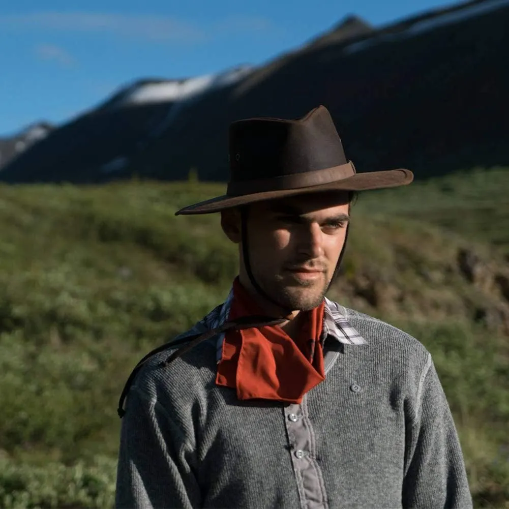 Outback Trading Company Unisex 1480 Kodiak UPF 50 Waterproof Breathable Outdoor Western Cotton Oilskin Hat