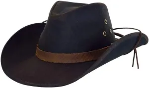 Outback Trading Company Unisex 1481 Trapper UPF 50 Waterproof Breathable Outdoor Western Cotton Oilskin Hat