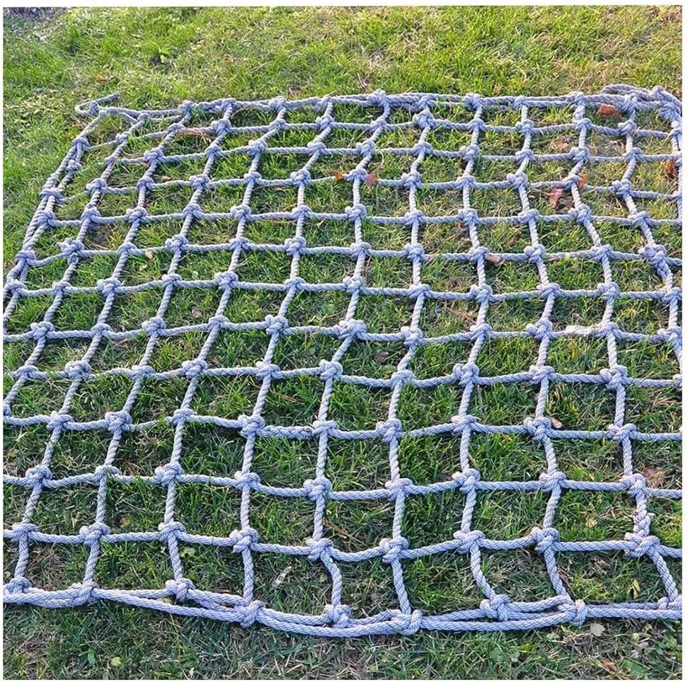 Outdoor Climbing Net for Kids and Adult,Climbing Net for Swing Set, Heavy Duty Rope Outdoor Cargo Webbing Net,Military Climbing Cargo Net Dia(10mm*12cm,2X3m/6.6X9.8ft)