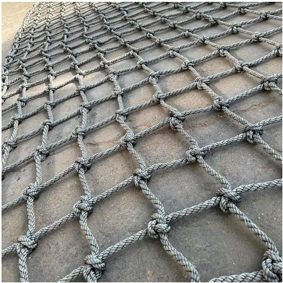 Outdoor Climbing Net for Kids and Adult,Climbing Net for Swing Set, Heavy Duty Rope Outdoor Cargo Webbing Net,Military Climbing Cargo Net(12mm-12cm,2X5m/6.6X13.4ft)