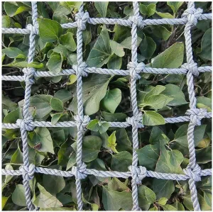 Outdoor Climbing Net for Kids and Adult,Climbing Net for Swing Set, Heavy Duty Rope Outdoor Cargo Webbing Net,Military Climbing Cargo Net(12mm*12cm,1X7m/3.3X22.97ft)