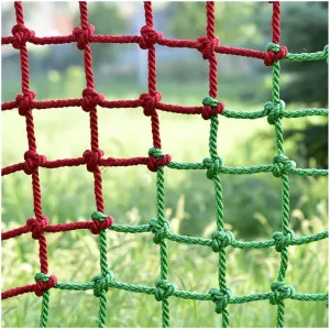 Outdoor Climbing Net for Kids and Adult,Climbing Net for Swing Set, Heavy Duty Rope Outdoor Cargo Webbing Net,Military Climbing Cargo Net(14mm-16cm,2X6m/6.6X19.69ft)