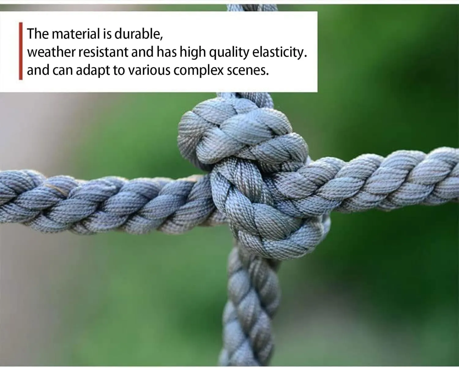 Outdoor Climbing Net for Kids/Adults, Backyard Playground Safety Net, Heavy Duty Climbing Cargo Net Rope Ladder Net for Gym, Swing, Tree House, Obstacle Course, Rock Climbing Net.,1.5m*2m