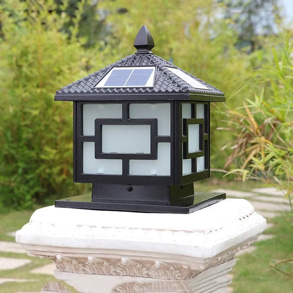 Outdoor column head lamp, solar lamp, outdoor wall lamp, garden lamp, column head lamp, villa garden lamp, waterproof door lamp, outdoor column head lamp, column head lamp, and landscape lam