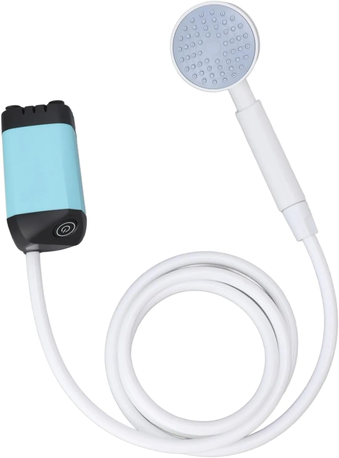 Outdoor Electric Camping Shower, Portable SelfCharging with 4800MAH Battery for Camping, Car Washing and Plant Watering (Blue)