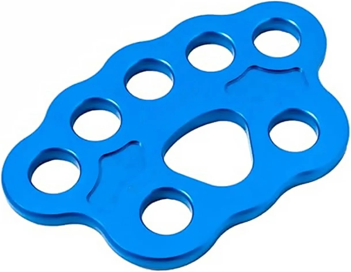Outdoor Mountaineering Climbing 8-Hole Force Plate 45KN Force Buckle Mountaineering Expansion Anchor Rope Rope Climbing