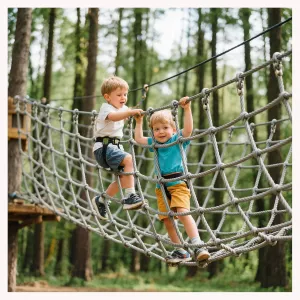 Outdoor Playground Safety Net - 4Mx6M (13.1FTx19.7FT) Climbing Cargo Net, 0.55 Inch Thick Rope Ladder for Climbing Frame, Truck Trailer, and Fence Protection