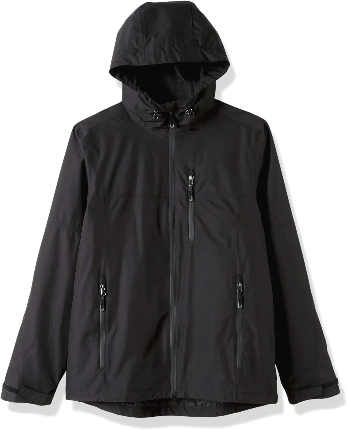 Outdoor Ventures Men's Packable Rain Jacket Waterproof Lightweight Raincoat with Hood Windproof Cycling Jackets