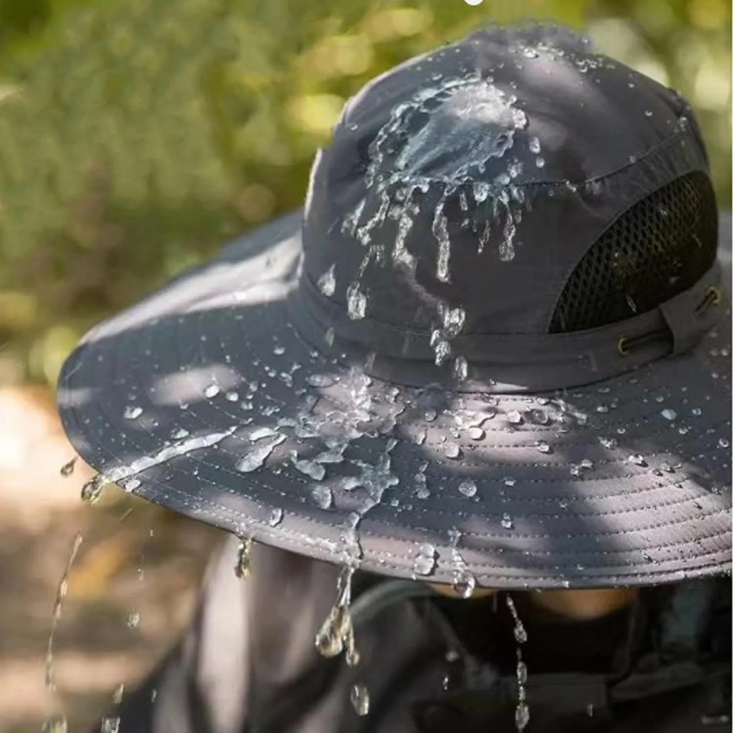 Outdoor Wide Brim Sun Hat with Solar Fan, Solar Powered Fan Hat, Solar Fan Hat, Fishing Hats for Men Sun Protection
