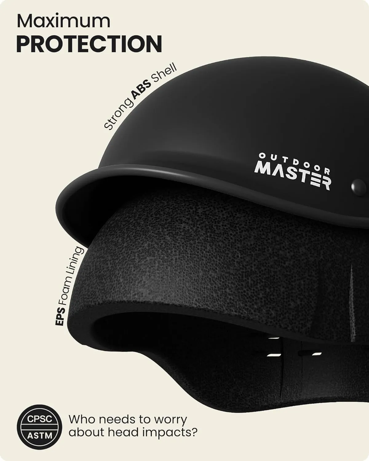 OutdoorMaster Bike Helmet for Adults,Adjustable Cycling Helmet with Light for Men & Women - Safety Certified for Bicycle Skateboard Road Bike Skating Roller Commuting Helmet