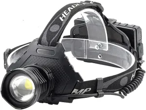 P70 Telescopic Zoom Glare Headlight USB Rechargeable Night Fishing Light Head-Mounted Torch High-Power LED Headlight