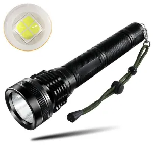 PANYUE 2PCS LED Tactical Flashlight Torch XHP50 High Power 5000 Lumens LED Aluminum Flashlight Torch Powered by 2* 18650 Battery