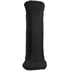 Paracord Black 5-32x50 Ft