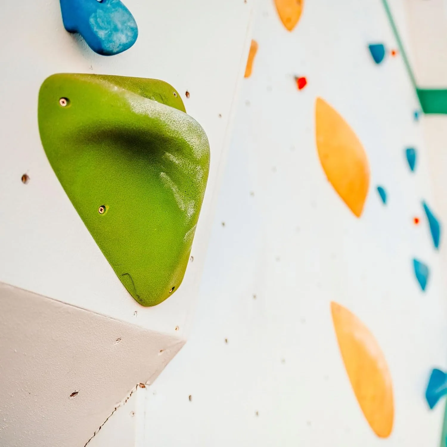 PATIKIL Rock Climbing Holds, Small Climbing Rock Wall Grips Play Set Climber Attachments with Double Hole for Playground Accessory