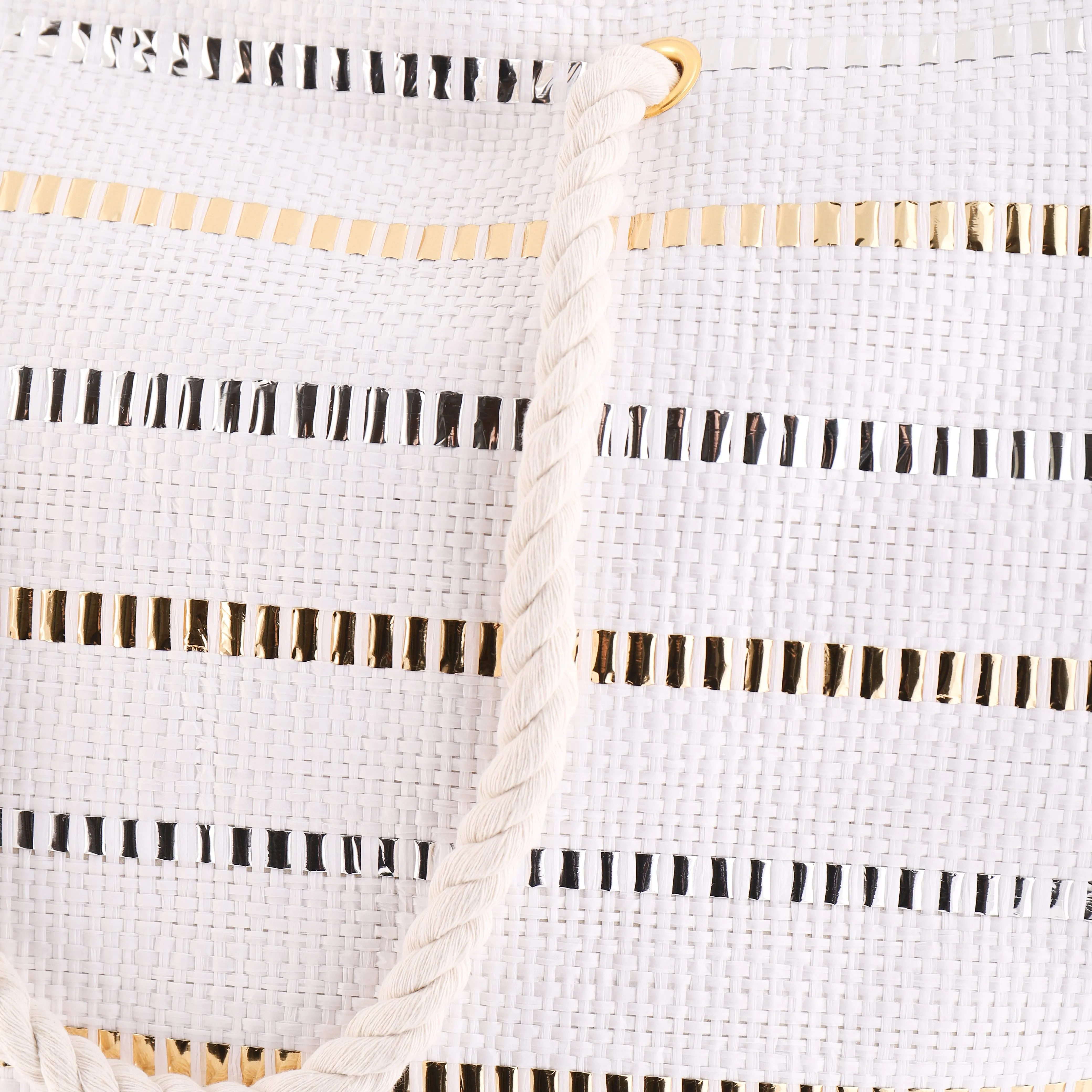 PAVLINA White and Metallic