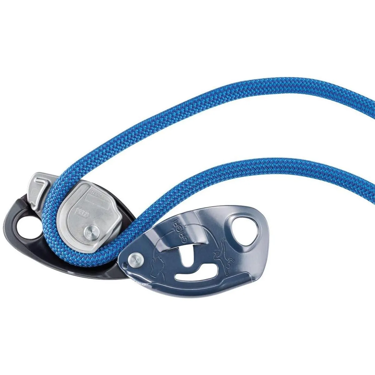 PETZL GRIGRI  Belay Device Assisted Braking Rock Climbing Rappelling Orange