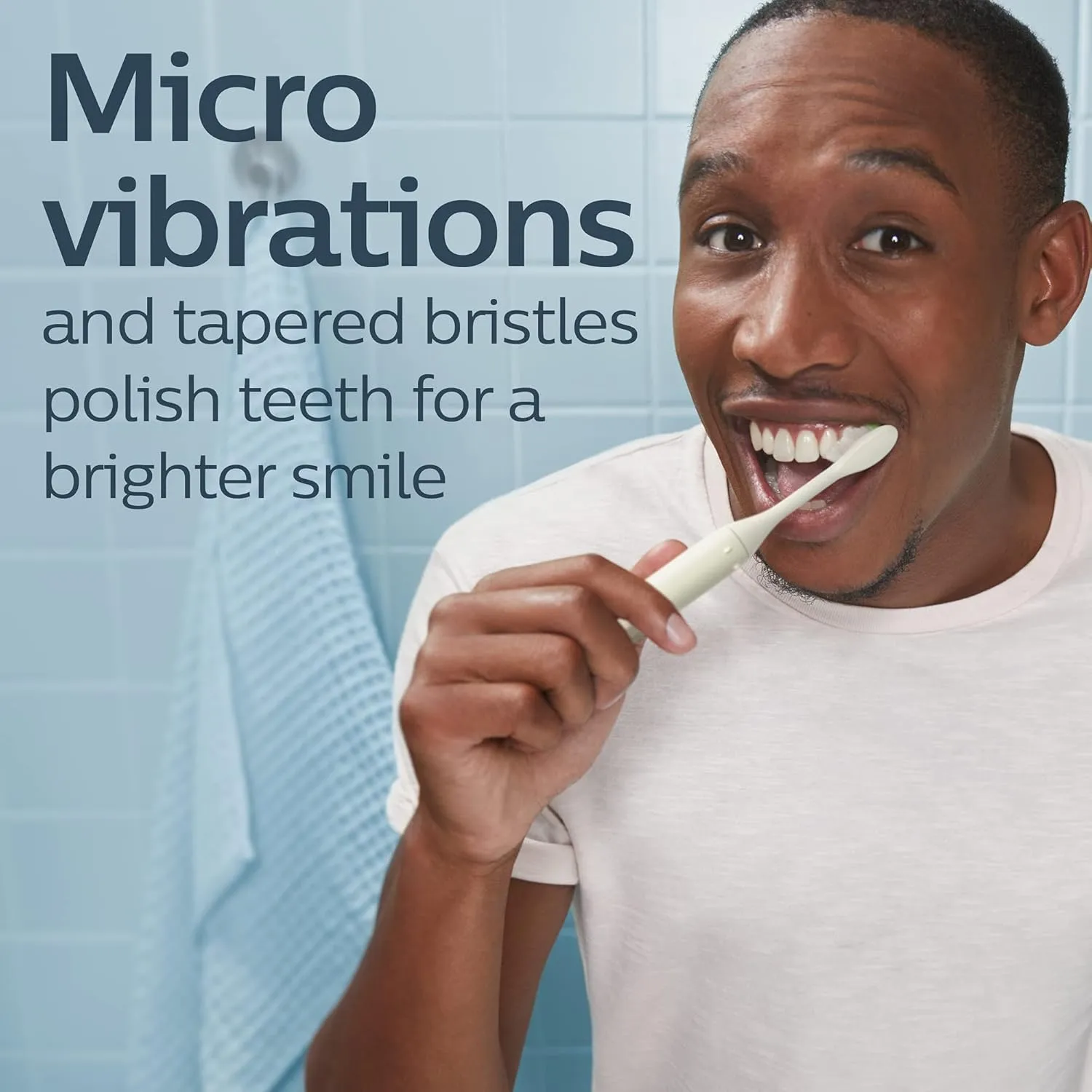 Philips One by Sonicare Rechargeable Toothbrush, Snow, HY1200/07