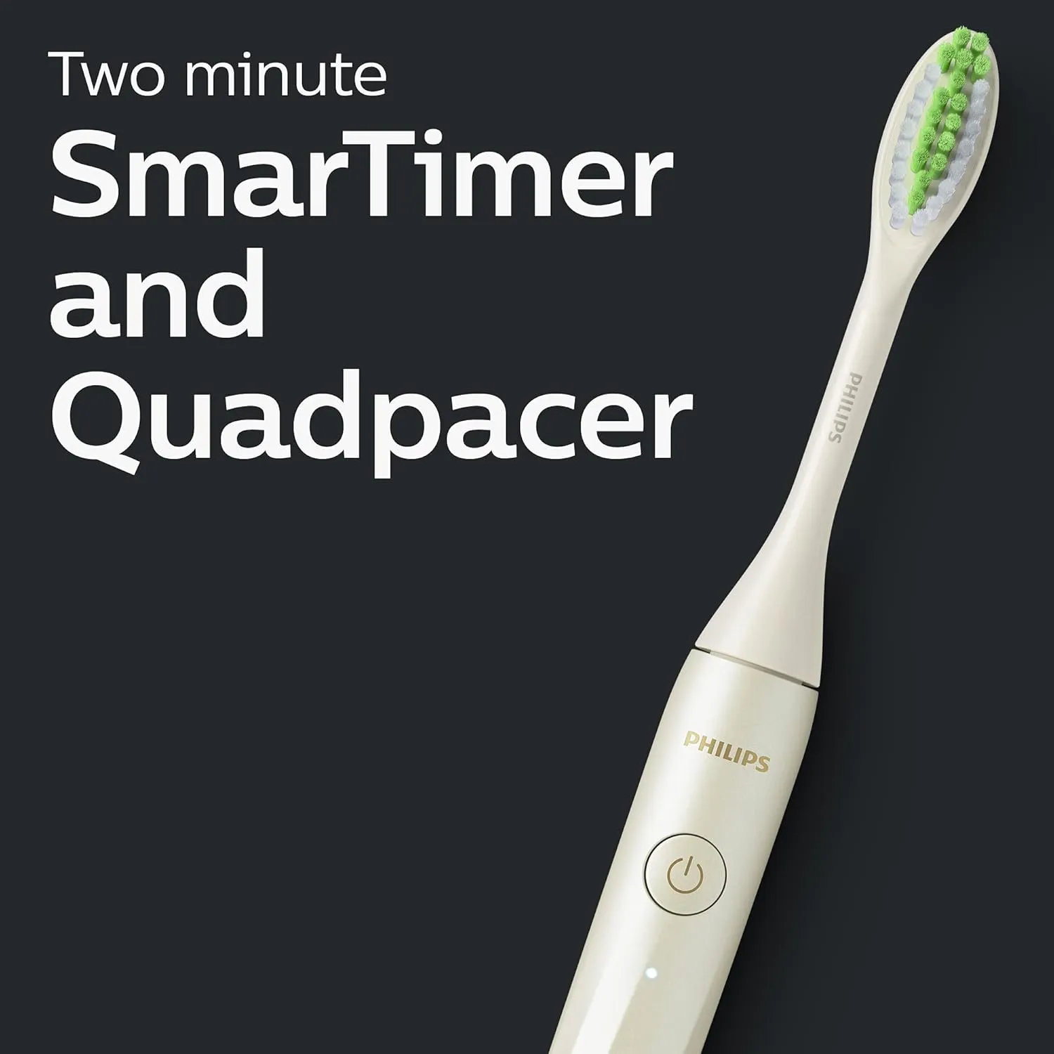 Philips One by Sonicare Rechargeable Toothbrush, Snow, HY1200/07