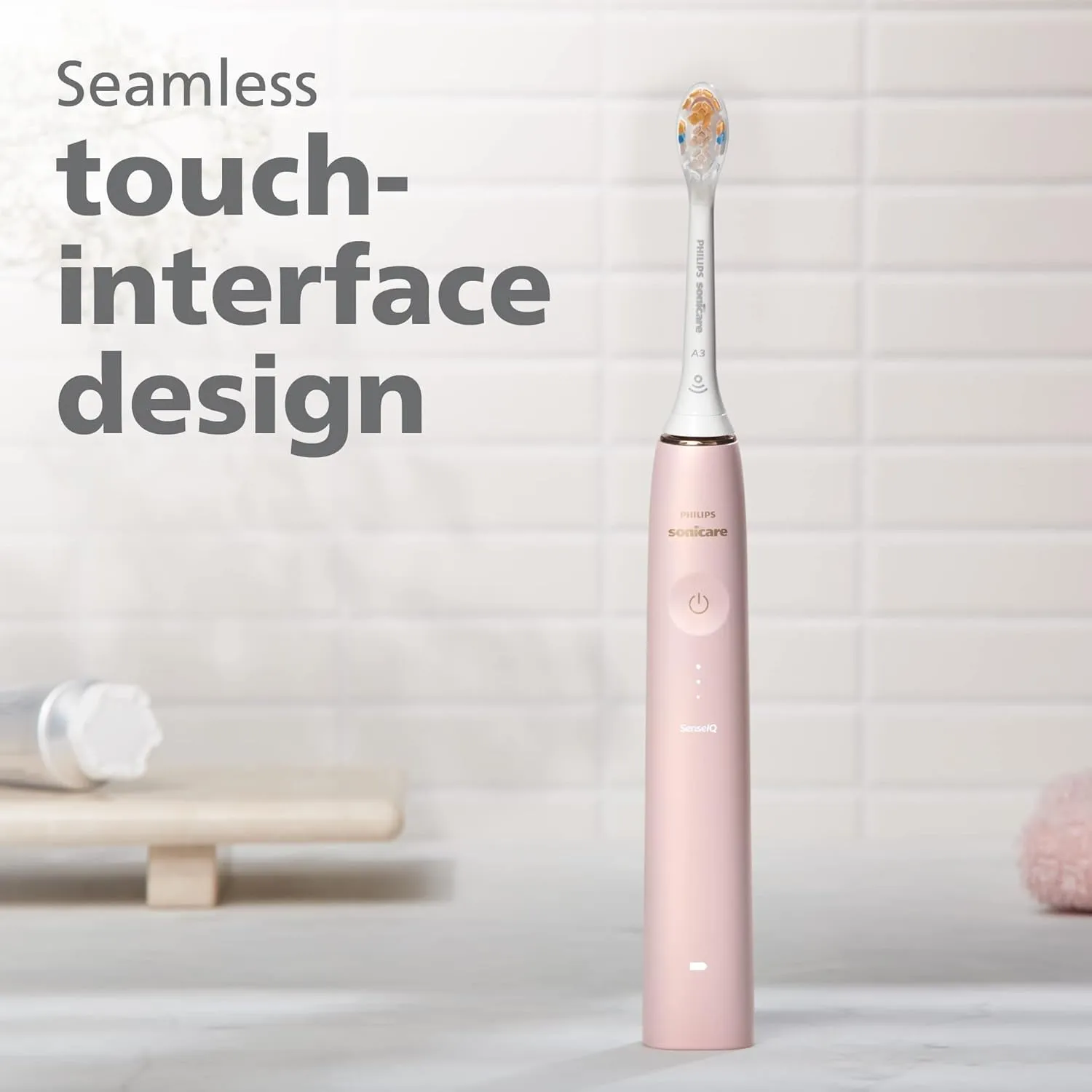 Philips Sonicare 9900 Prestige Rechargeable Electric Power Toothbrush with SenseIQ, Pink, HX9990/13