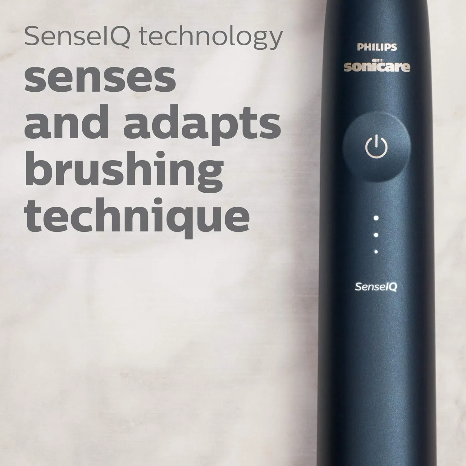 Philips Sonicare DiamondClean Prestige 9900 Rechargeable Electric Toothbrush with SenseIQ, Midnight