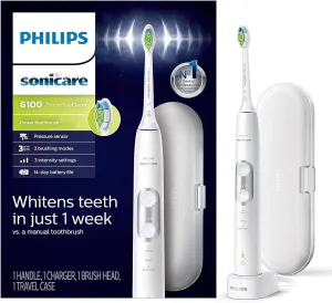 Philips Sonicare HX8911/02 HealthyWhite  Rechargeable Electric Toothbrush, White