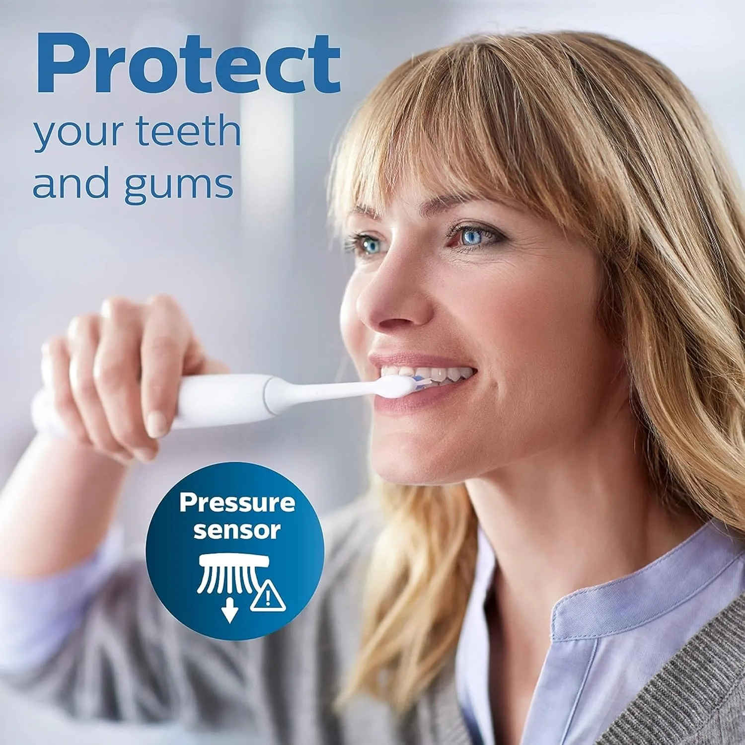 Philips Sonicare HX8911/02 HealthyWhite  Rechargeable Electric Toothbrush, White