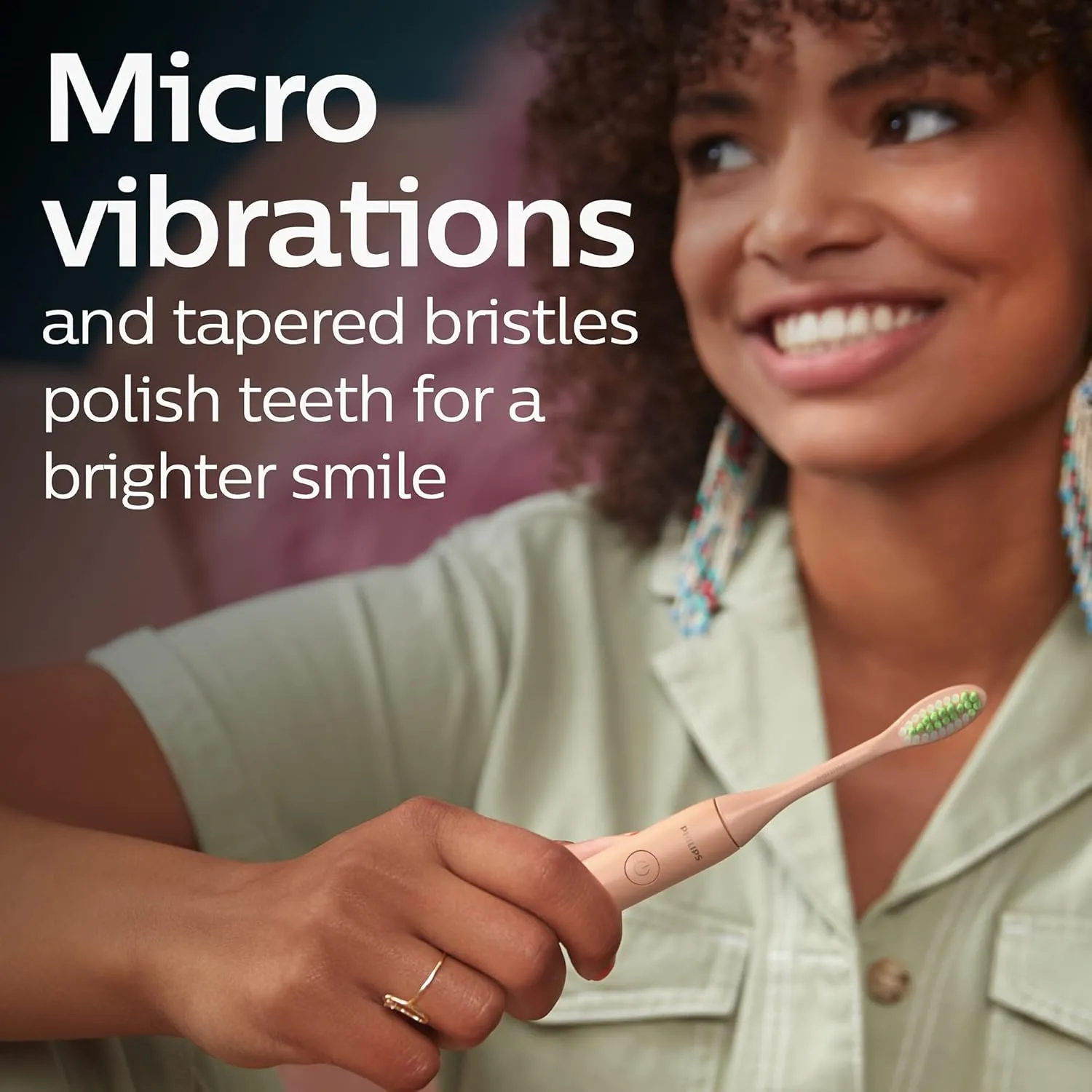 Philips Sonicare One by Sonicare Rechargeable Toothbrush, Shimmer, HY1200/05