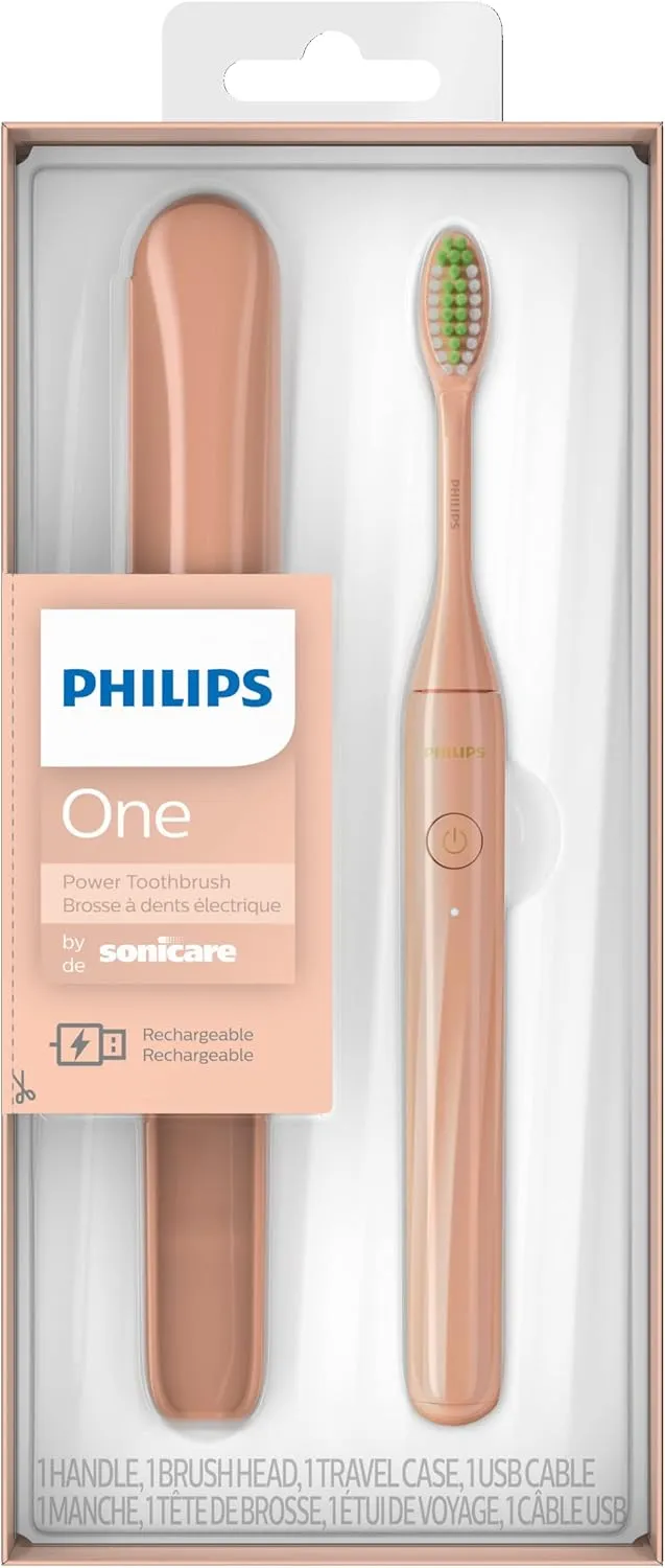 Philips Sonicare One by Sonicare Rechargeable Toothbrush, Shimmer, HY1200/05