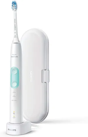 Philips Sonicare ProtectiveClean 5100 Electric Rechargeable Electric Power Toothbrush, Gum Health, Frustration Free Packaging, White, HX6857/32