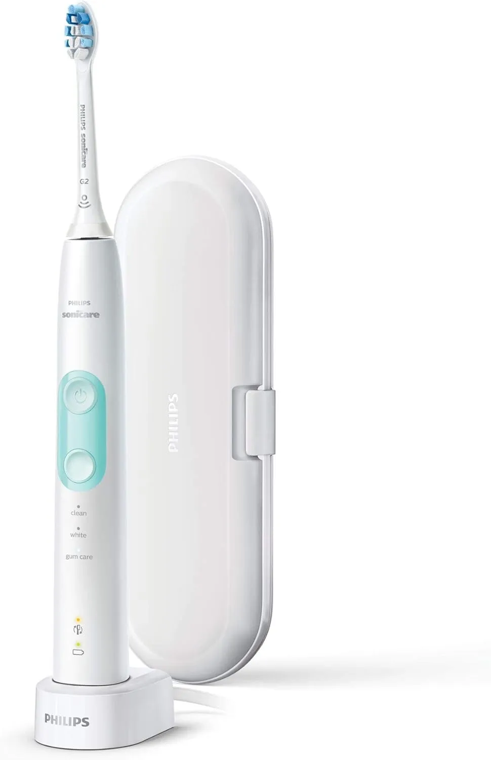 Philips Sonicare ProtectiveClean 5100 Electric Rechargeable Electric Power Toothbrush, Gum Health, Frustration Free Packaging, White, HX6857/32