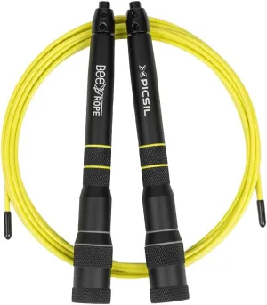 PICSIL Bee Skipping Rope with High Speed, Lightweight Rogue Made of Aluminium, Only 210g, Self-Adjusting Rope System, Cross-Training, Boxing, Fitness, Adaptable for Men and Women