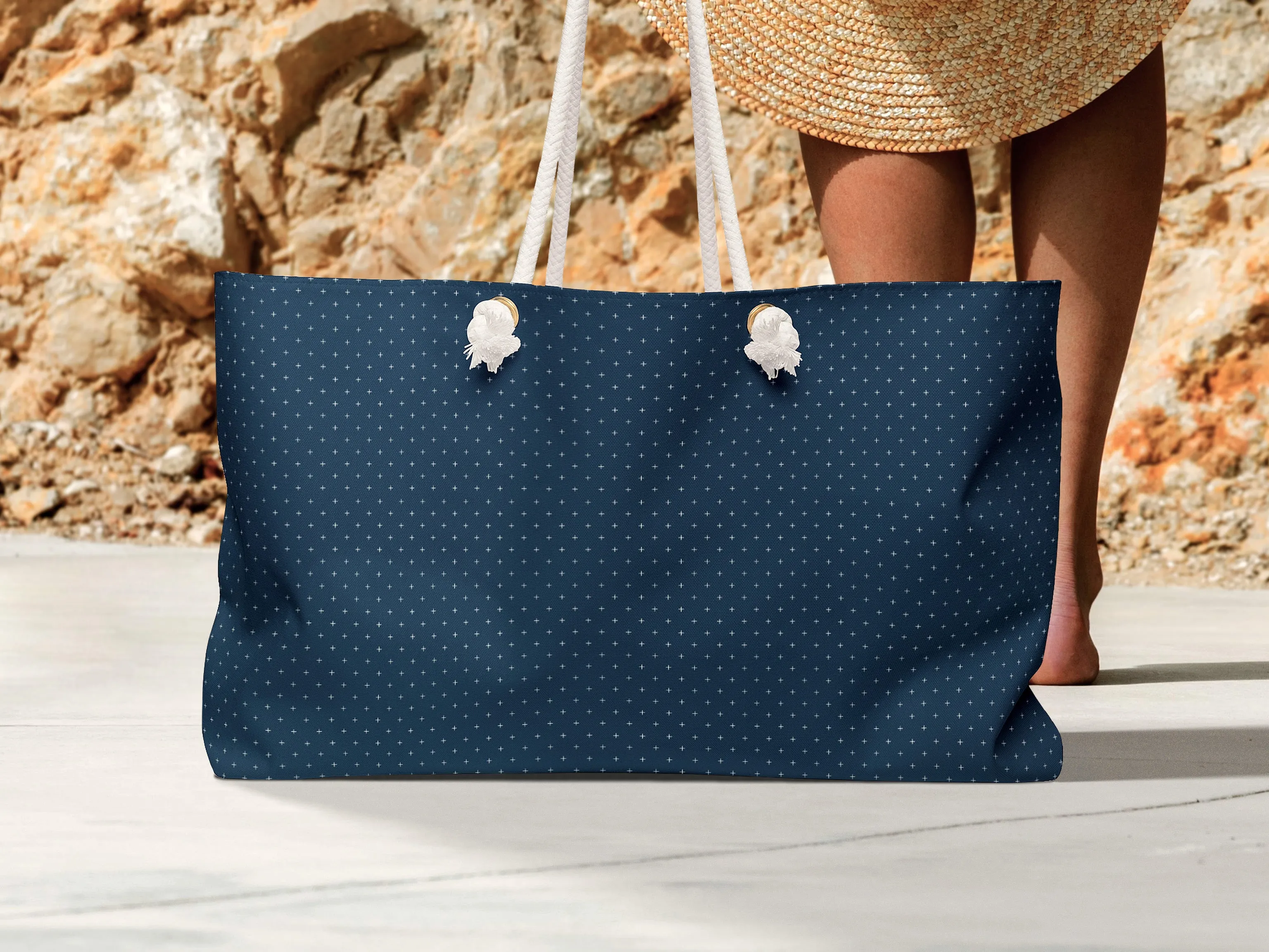 Pin Dot Beach Bag