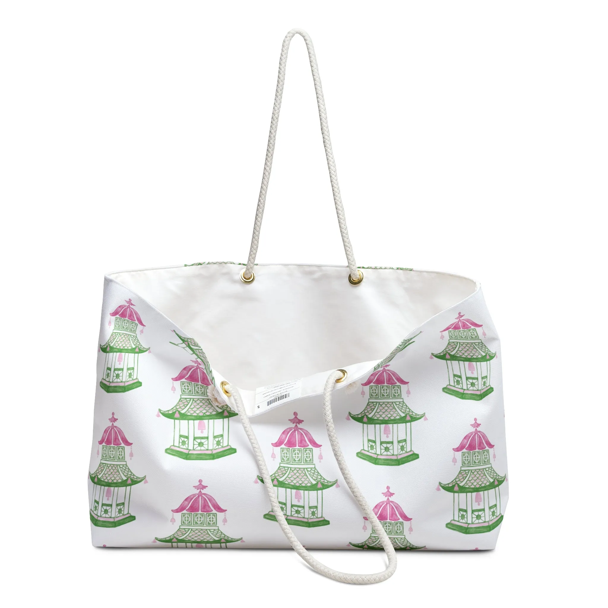 Pink Pagoda Weekender Bag