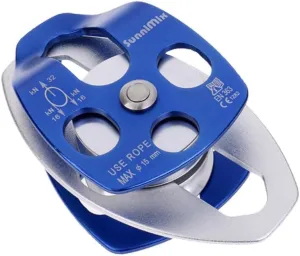 pistro 1 Piece 32kn Double-Pulley for Towing System Climbing Caving Save by Dragging - CE Certification