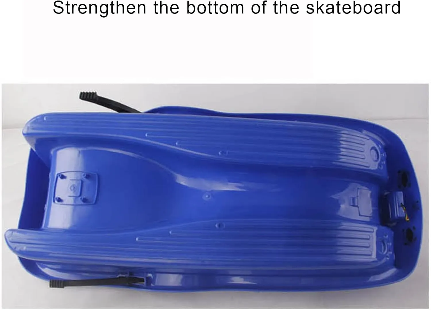 Plastic Snow Sled for Kids And Adult, Durable Downhillsprinter Toboggan Snow ​Sled for Kids Boys Girls Adults ​With Built-In Handles And Pulling Rope, for Ice Grass Sand Beach Skiing,Backrest m