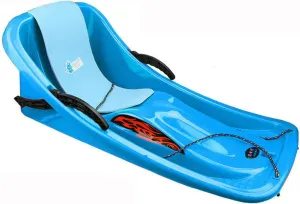 Plastic Snow Sled for Kids And Adult, Durable Downhillsprinter Toboggan Snow ​Sled for Kids Boys Girls Adults ​With Built-In Handles And Pulling Rope, for Ice Grass Sand Beach Skiing,Backrest m