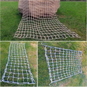 Playground Net for Kids Climbing,Climbing Cargo Net Rope,Indoor and Outdoor Safety Nets,for Backyard Home Swing Training Equipment,8.5 * 8.5m