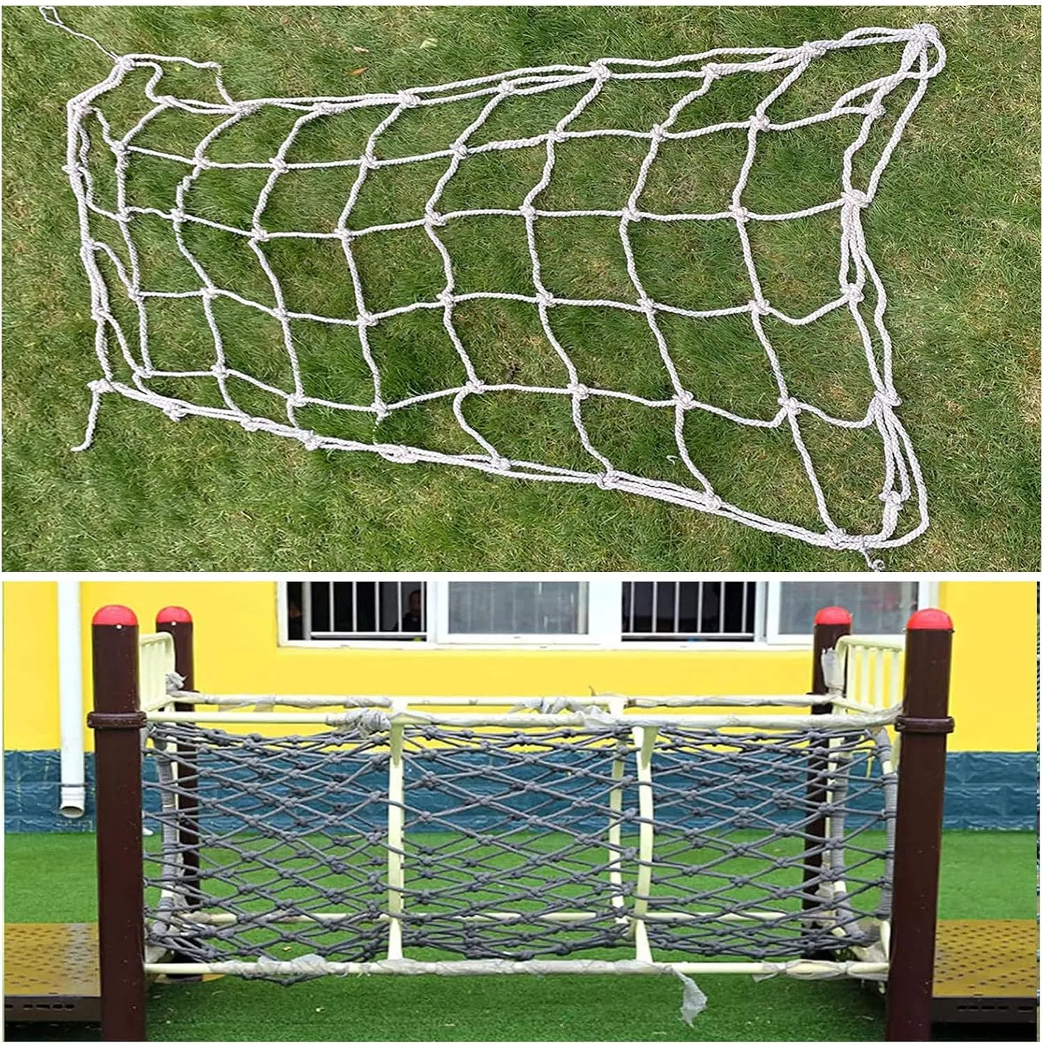 Playground Netting Climbing,Climbing Cargo Net for Adults,Climbing Frame Net Rope for Playground Backyard,7 * 10m