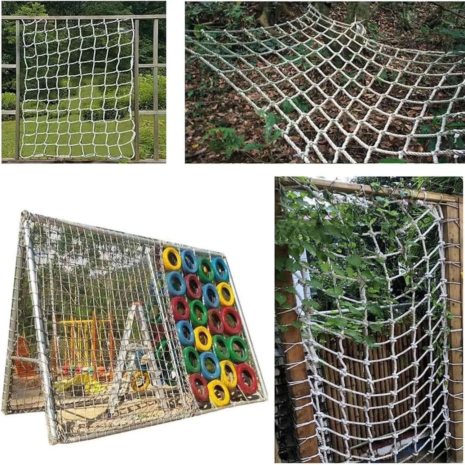 Playground Netting Climbing,Climbing Cargo Net for Adults,Climbing Frame Net Rope for Playground Backyard,7 * 10m