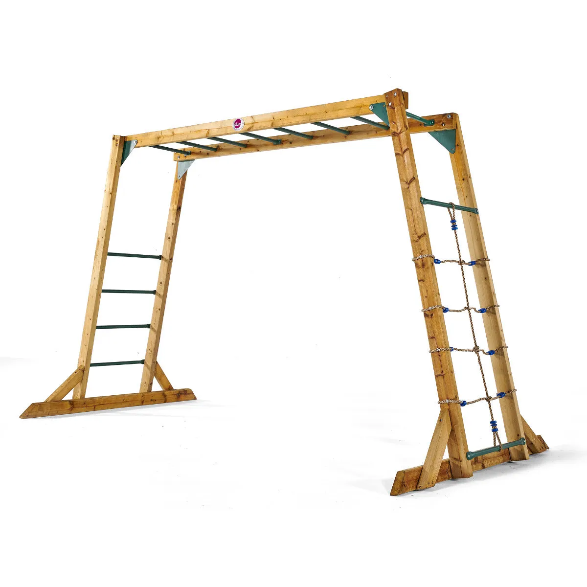 Plum Wooden Monkey Bars | Durable Outdoor Climbing Frame for Kids